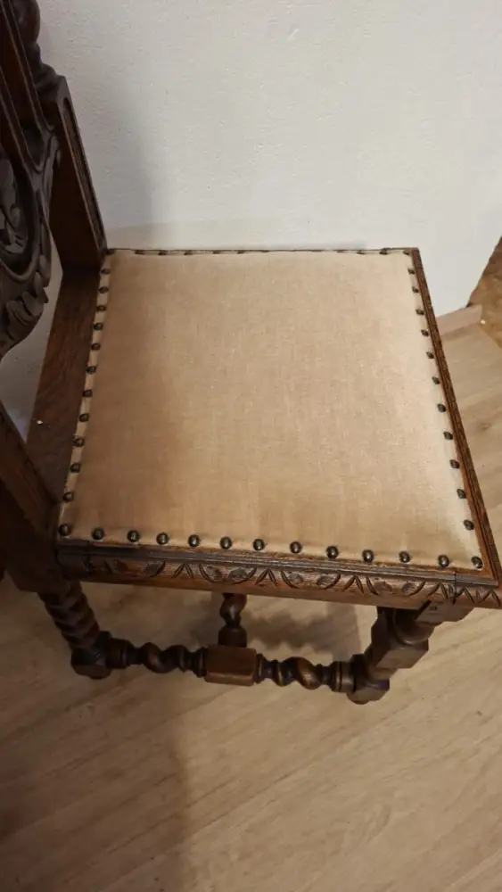 4  Esszimmerstühle Set Jagdstühle   Küchenstühle Gründer  Antik ca. 1900 Jh. 18