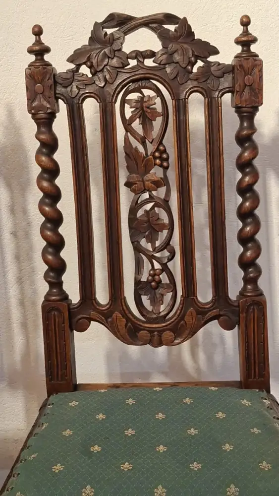 4  Esszimmerstühle Set Jagdstühle   Küchenstühle Gründer  Antik ca. 1900 Jh. 3