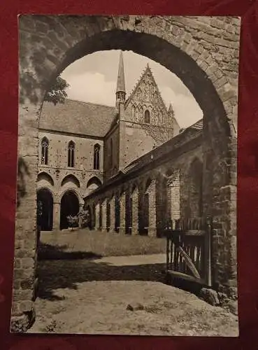 [Echtfotokarte schwarz/weiß] Kloster Chorin. 