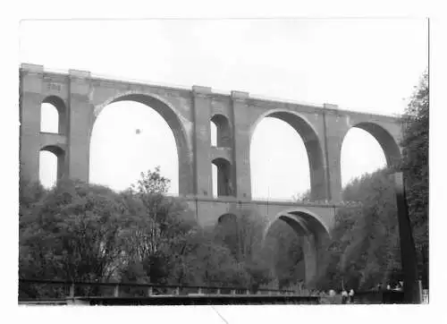 Altes Foto Elstertalbrücke Plauen Vogtland