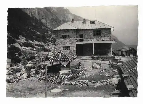 Altes Foto Malovitza-Hütte Bulgarien Berghütte Maljowiza