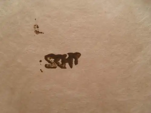 VIER ORIGINAL SIGNIERTE ZEICHNUNGEN.