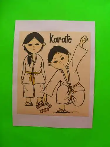 VIER ORIGINAL SIGNIERTE ZEICHNUNGEN.