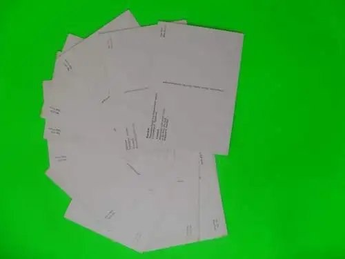 SET VON 12 VINTAGE-POSTKARTEN AUS VORNEZH - 1989.