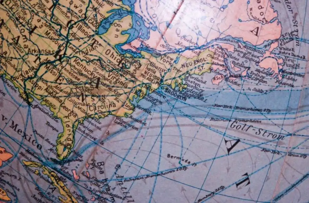 Grosser antiker Globus aus den 1930-iger Jahren 4