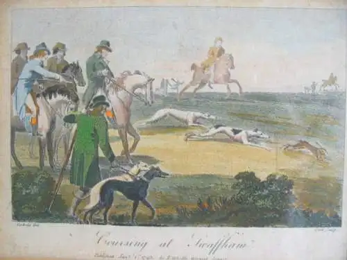 Kupferstich Fuchsjagd 1793 