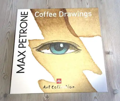 6 x ILLY Art Collection 2018  MAX PETRONE Espresso Tassen mit Untertassen 