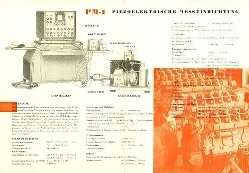 Piezoelektrische Messeinrichtungen. 