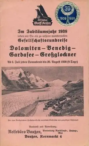 Dolomiten-Venedig-Gardasee-Großglockner. 