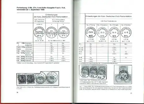 Dr. Friedrich F. Steuer: Handbuch und Katalog der deutschen Kolonial-Vorläufer
 mit Bewertung aller auf Vor- und Mitläufern möglichen Abstempelungen unter Berücksichtigung der bei den deutschen...