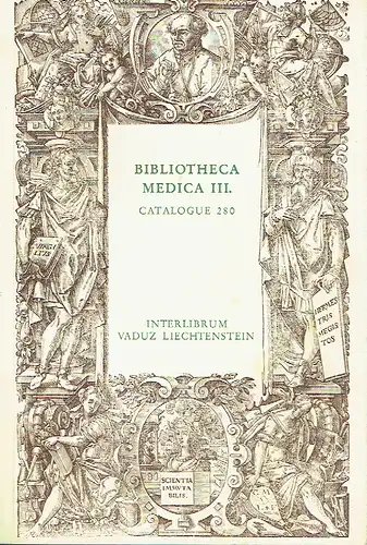 Walter Alicke: A Catalogue of rare books & papers in the History of Medicine and Biology
 Bibliotheca Medica III. 