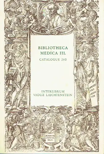 Walter Alicke: Bibliotheca Medica III
 A Catalogue of rare books & papers in the History of Medicine and Biology
 Catalogue 280. 