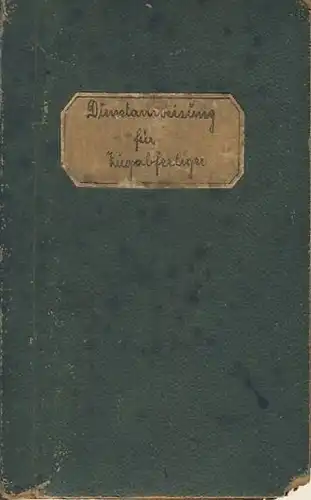 (Abkürzung: DAZA. Nr. 24)
 Dienstanweisung für Zugabfertiger. 