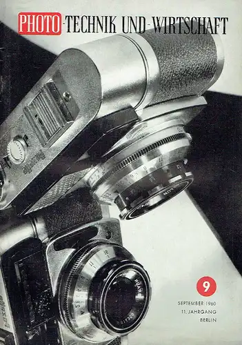 Photo-Technik und -Wirtschaft
 Organ des Verbandes der Deutschen Photographischen Industrie e. V
 11. Jahrgang, Heft 9. 