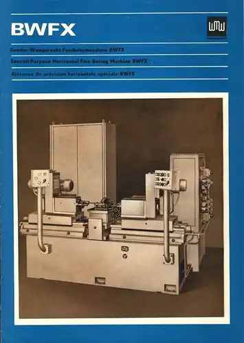 Sonder-Waagerecht-Feinbohrmaschine BWFX. 