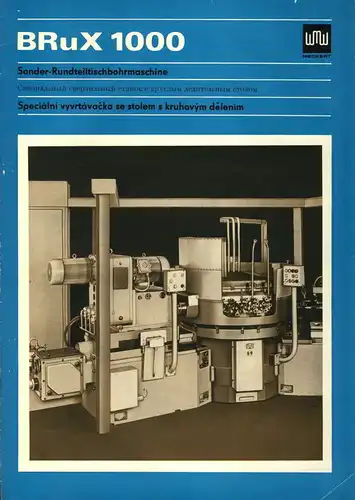 Sonder-Rundteiltischbohrmaschine BRuX 1000. 