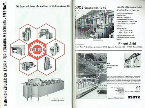 Berichte der Deutschen Keramischen Gesellschaft
 Band 41, Heft 9. 