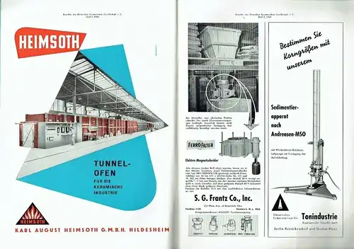 Berichte der Deutschen Keramischen Gesellschaft
 Band 37, Heft 2. 