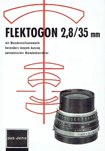 Flektogon 2,8/35 mm. 
