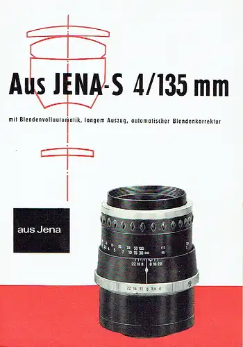 Aus Jena-S 4/135 mm. 