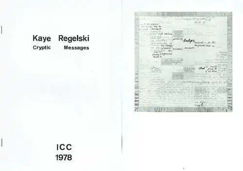 Florent Bex
 Jean-Pierre Daems
 Glenn Van Looy: Kaye Regelski - Cryptic Messages. 