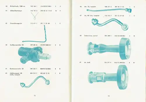 Ersatzteilkatalog "Jantra". 