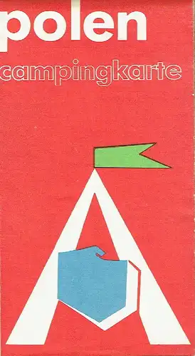 Polen Campingkarte
 Ausgabe 1974/75. 