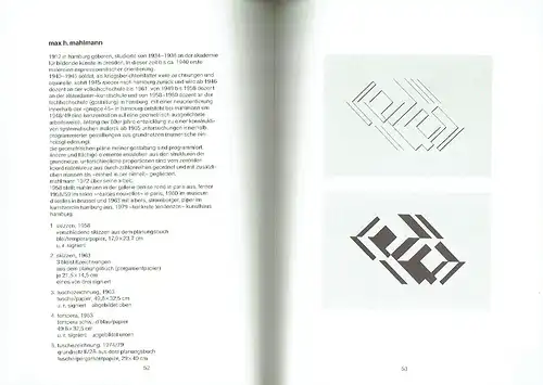 Konstruktion - Struktur - Konstellation
 Aspekte in der Zeichnung, Europa seit 1945. 