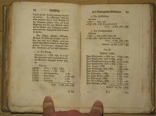 Rudolph Christian von Bennigsen: Oeconomischjuristische Abhandlung vom Anschlag der Güther in Sachsen. 