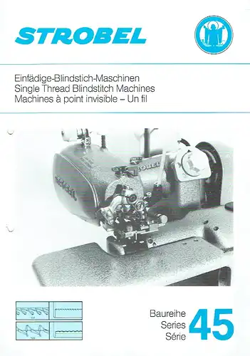 Baureihe 45 - Einfädige-Blindstich-Maschinen. 