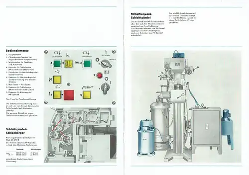 Senkrecht-Zentrierbohrungsschleifmaschine SIXZB/1 160 x 1000 LO. 