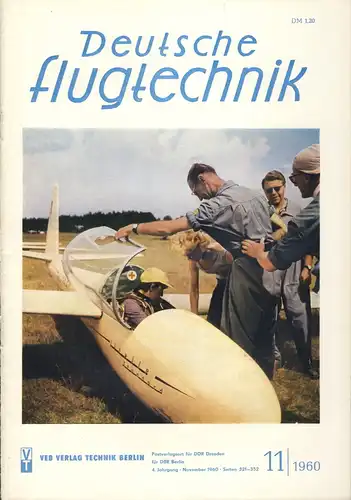 Deutsche Flugtechnik
 Heft 11/1960. 