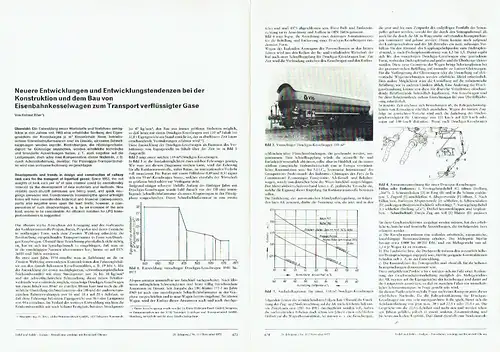 Helmut Böer: Neuere Entwicklungen und Entwicklungstendenzen bei der Konstruktion und dem Bau von Eisenbahnkesselwagen zum Transport verflüssigter Gase
 Sonderdruck aus "Erdöl und Kohle, Erdgas, Petrochemie.. 