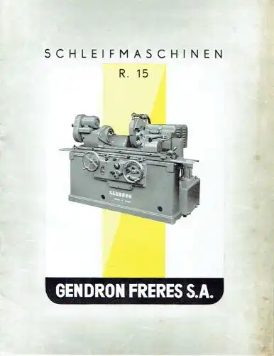 Schleifmaschinen R. 15. 