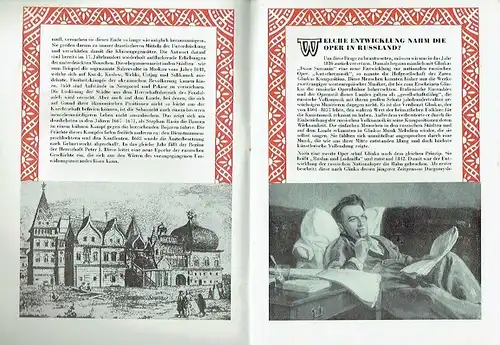 Leo Berg: Frol Skobejew
 Spielzeit 1956/57, Landesoper, Heft 2. 