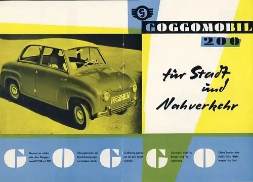 Goggomobil 200 für Stadt und Nahverkehr. 