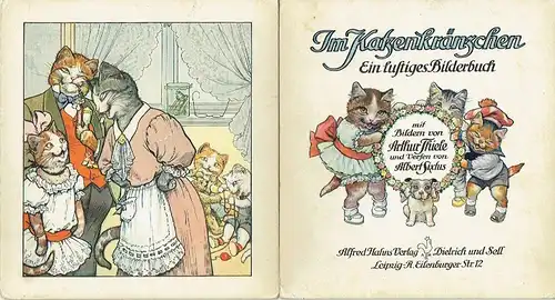 Albert Sixtus: Ein lustiges Bilderbuch
 Im Katzenkränzchen. 