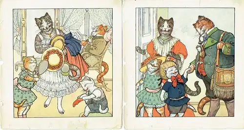 Albert Sixtus: Im Katzenkränzchen
 Ein lustiges Bilderbuch. 