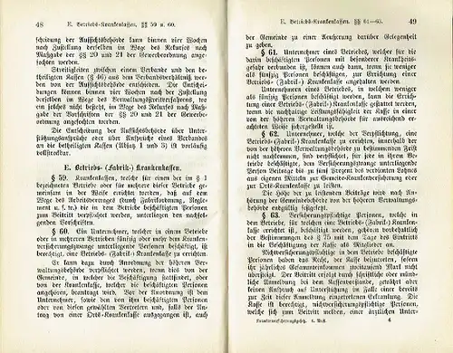 Krankenversicherungsgesetz
 nach der Bekanntmachung vom 10. April 1892 - Mit einem vollständigen Sachregister. 