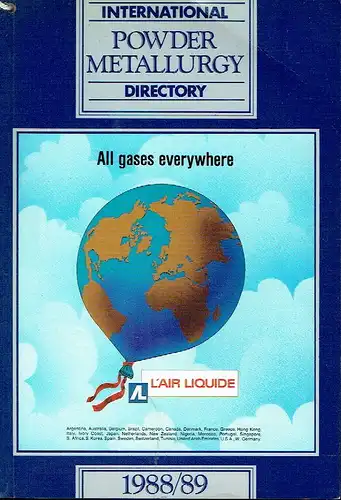 International Powder Metallurgy Directory 1988/89. 