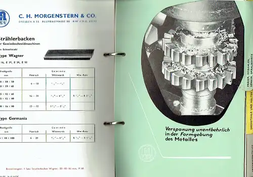 Alter und Ruf verpflichten!
 Haupt-Katalog für Werkzeuge und Maschinen. 