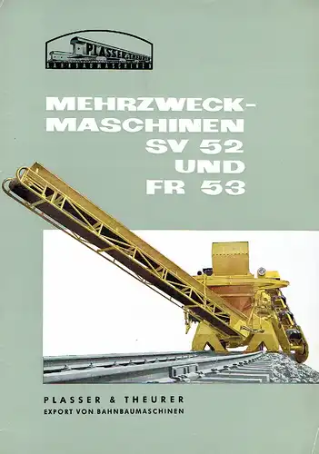 Mehrzweckmaschinen SV 52 und FR 53. 