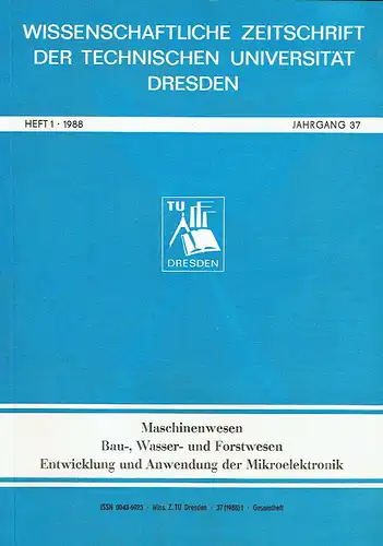 Autorenkollektiv: Wissenschaftliche Zeitschrift der Technischen Universität Dresden. 