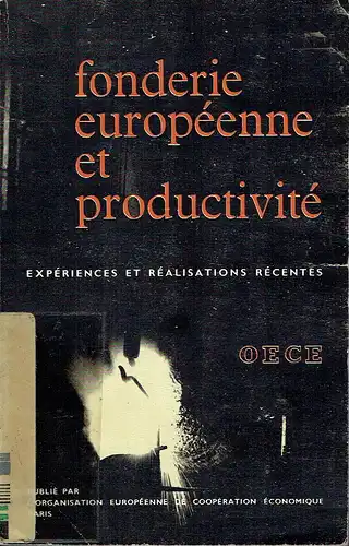 Fonderie Européenne et Productivité Expériences et Réalisations Récentes. 