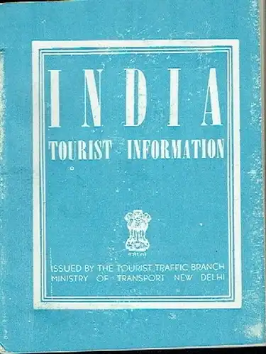 India Tourist Information
 November 1956. 