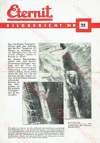 Eternit Bildbericht Nr. 25. 