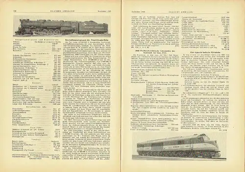 Glasers Annalen
 Zeitschrift für Verkehrstechnik und Maschinenbau
 Heft 9/1948. 