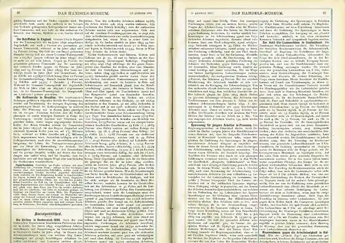 A. von Scala: Das Handels-Museum
 Mit Beilage Commercielle Berichte der K. u. K. Öst.-Ung. Consular-Ämter. 