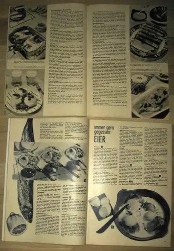 Hanna Enderlein: Konvolut Kochen / Rezepte / Backen - 8 Zeitschriften / Broschüren der DDR. 