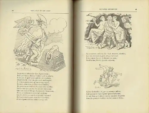 Auguste Roussel, de Méry: Dialogues Satiriques sur L'Ėglise
 Gros-Jean et Son Curé. 